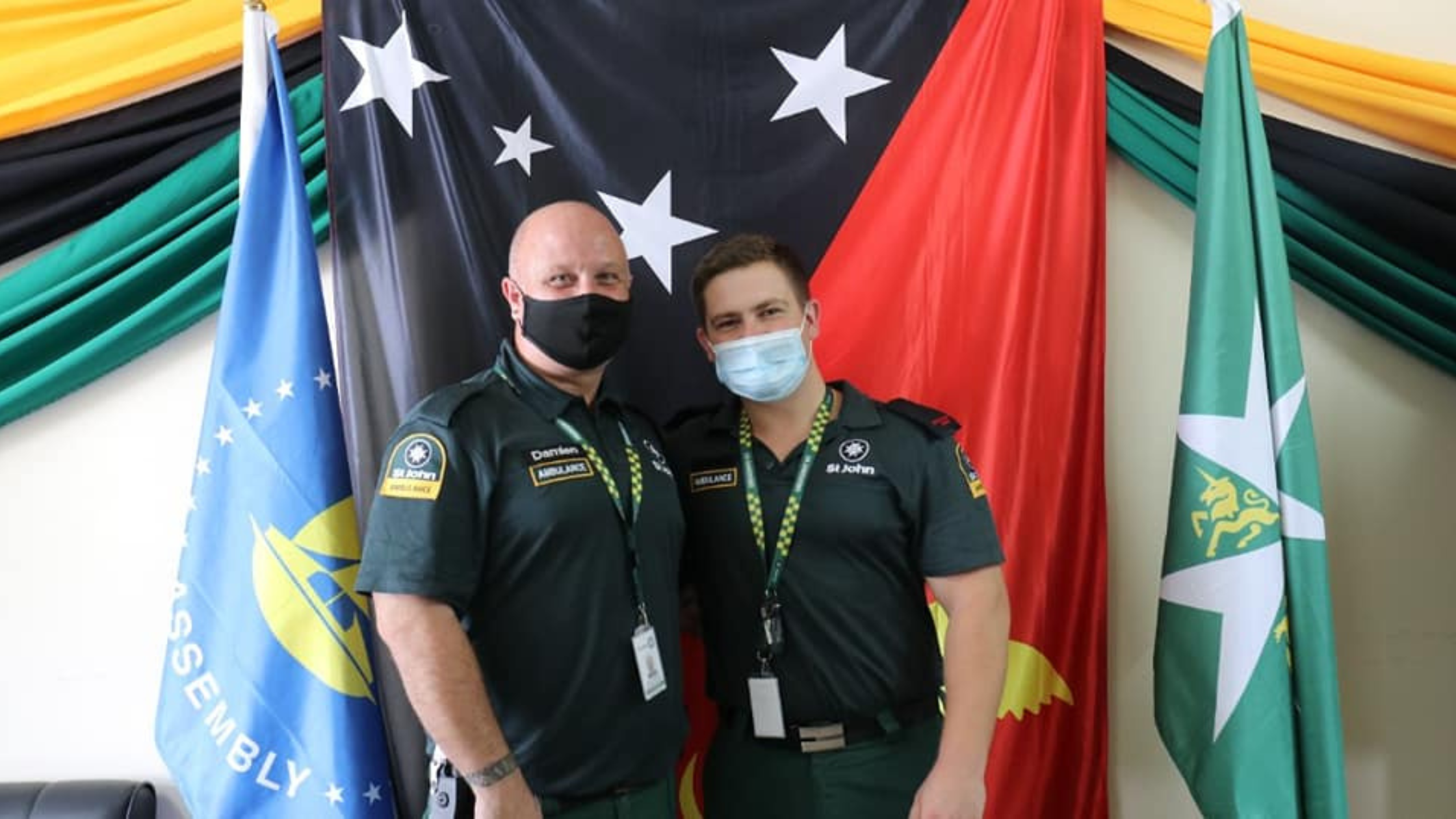 The St John Ambulance NSW Faces in Papua New Guinea: Meet Corey and Damien