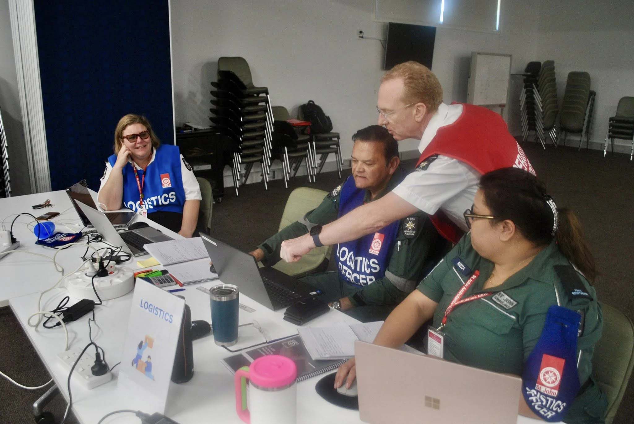 IMT doing exercise CHAOS: 'CHAOS by name, CHAOS by nature'.