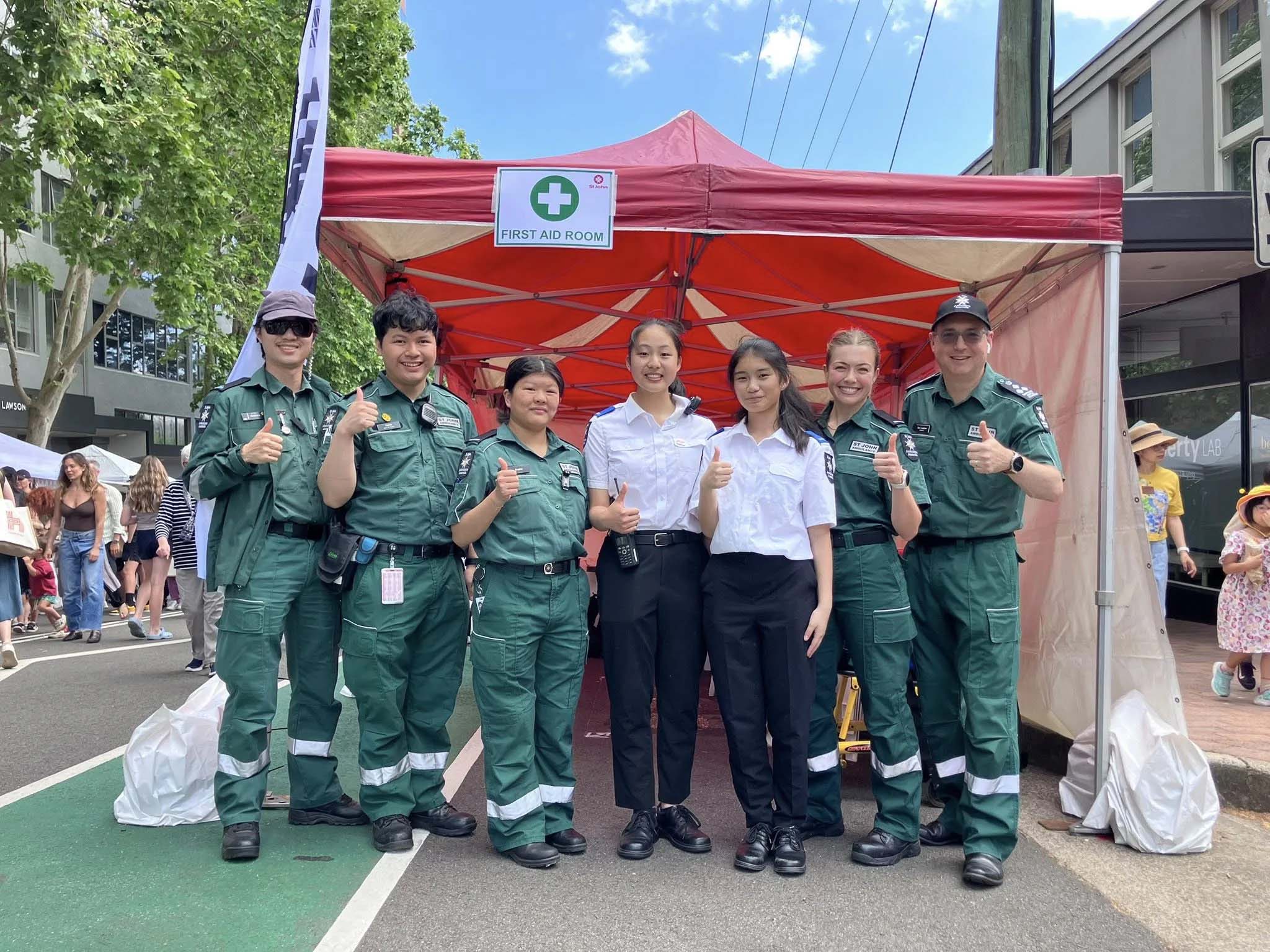 Harbourside, Fairfield, Bonnyrigg High and Sydney Uni Divisions came to the Crows Nest Fair.