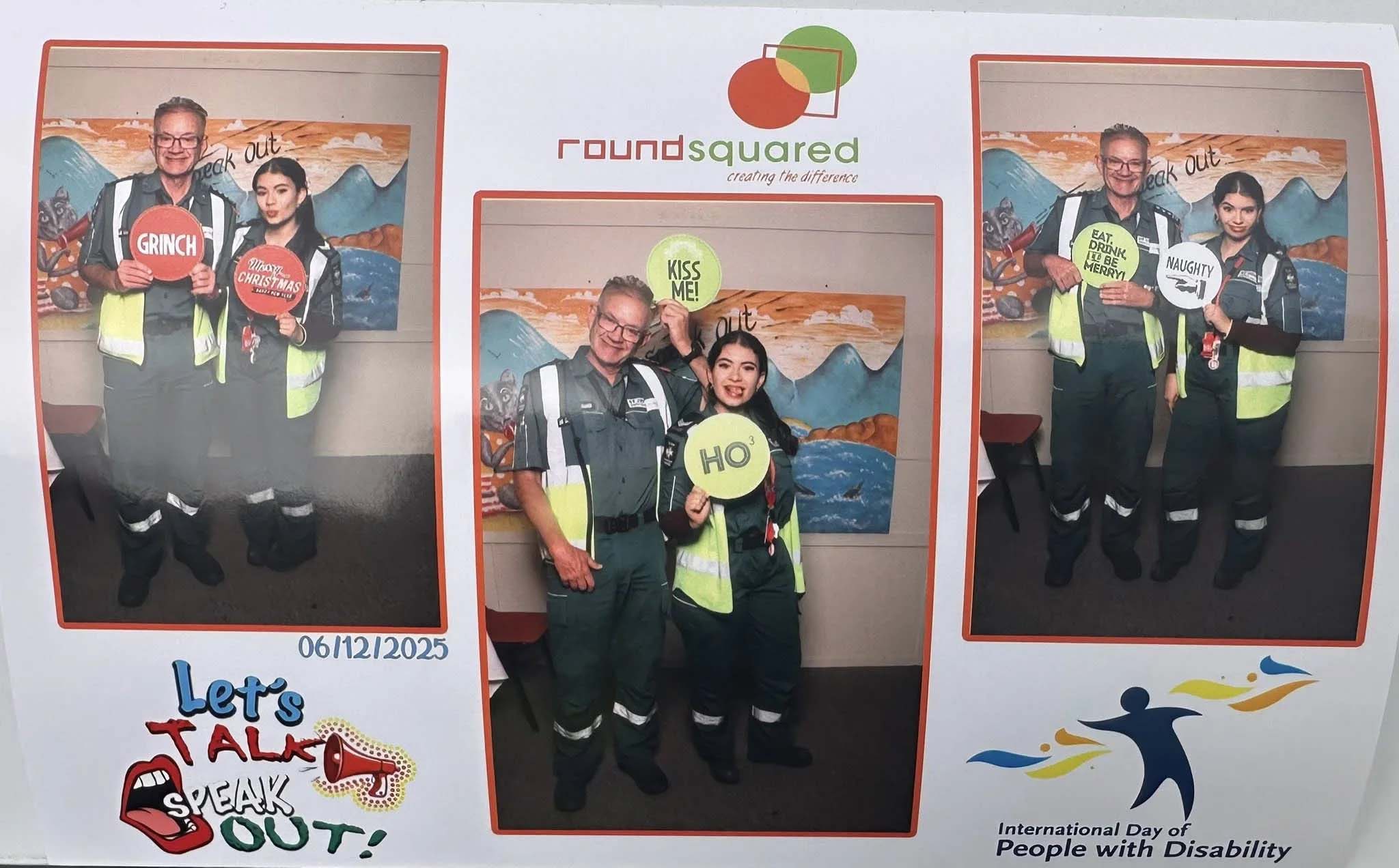 The cutest Father-Daughter Duo supporting an event in Dhurga Country (Moruya).